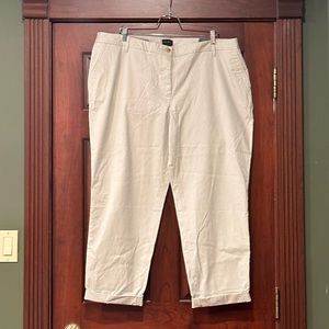 Talbots Womens Relaxed Chinos size 18W